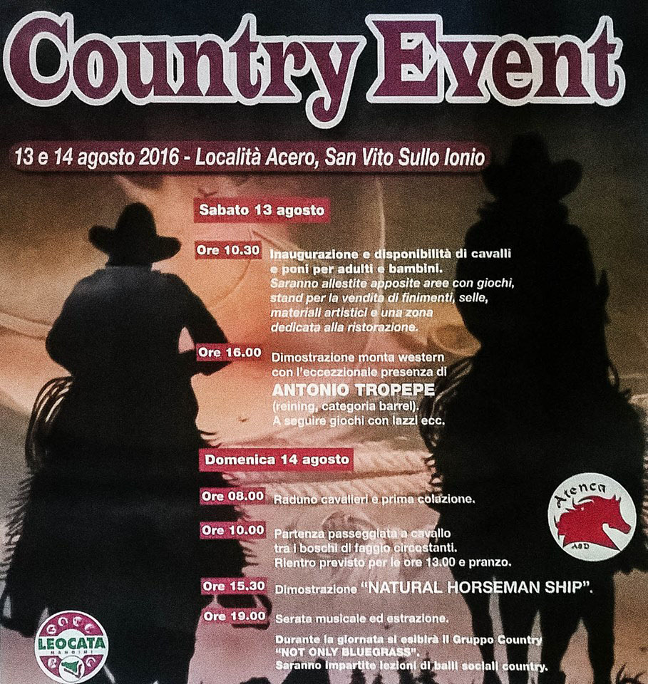 locandina country event