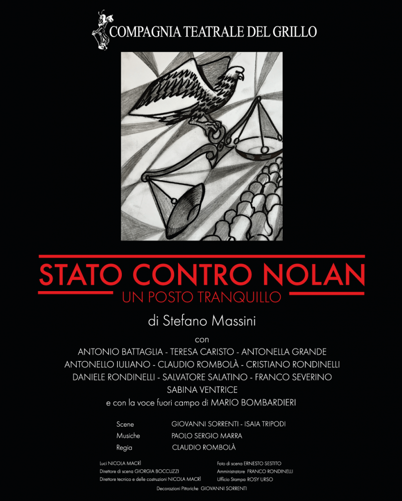 TEATRO DEL GRILLO STATO CONTRO NOLAN