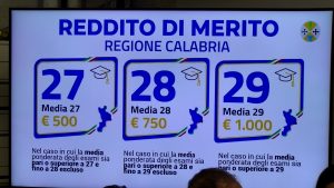 Reddito di merito Calabria firma protocollo Catanzaro
